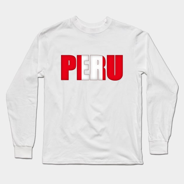 Peru Long Sleeve T-Shirt by SeattleDesignCompany